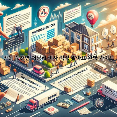 안동 풍천면 어담리 이사, 걱정 말아요! 완벽 가이드