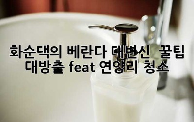 화순댁의 베란다 대변신 ✨ 꿀팁 대방출! (feat. 연양리 청소)