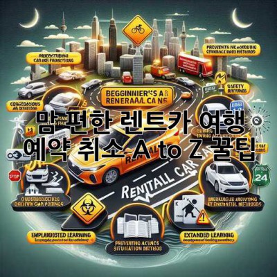 🚗 맘 편한 렌트카 여행: 예약 취소 A to Z 꿀팁 🍯