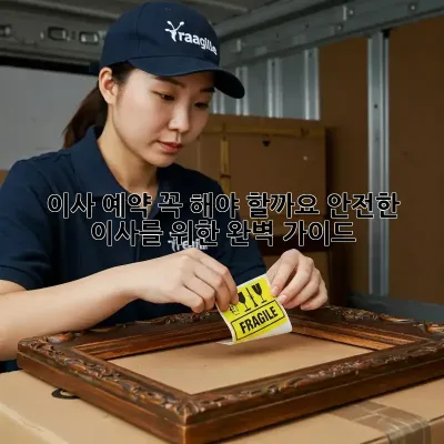 이사 예약, 꼭 해야 할까요? 안전한 이사를 위한 완벽 가이드