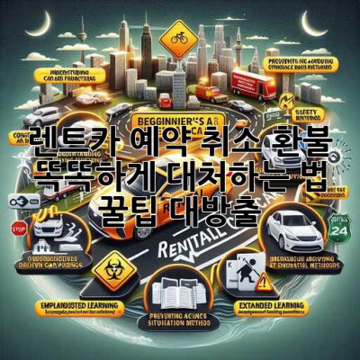 🚗 렌트카 예약 취소? 환불? 똑똑하게 대처하는 법! 꿀팁 대방출 🍯