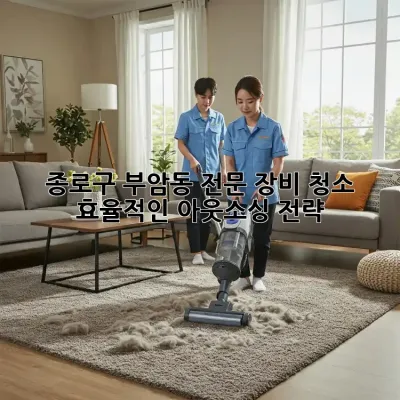 종로구 부암동 전문 장비 청소: 효율적인 아웃소싱 전략