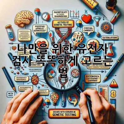 나만을 위한 유전자 검사, 똑똑하게 고르는 법 🧬🔍